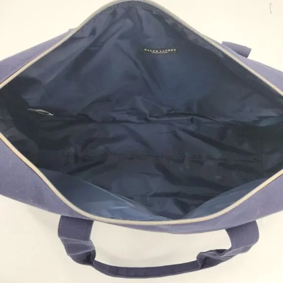 Ralph Lauren Polo Fragrance Medium Duffel Travel Bag in Polo Blue Color - Picture 4 of 9